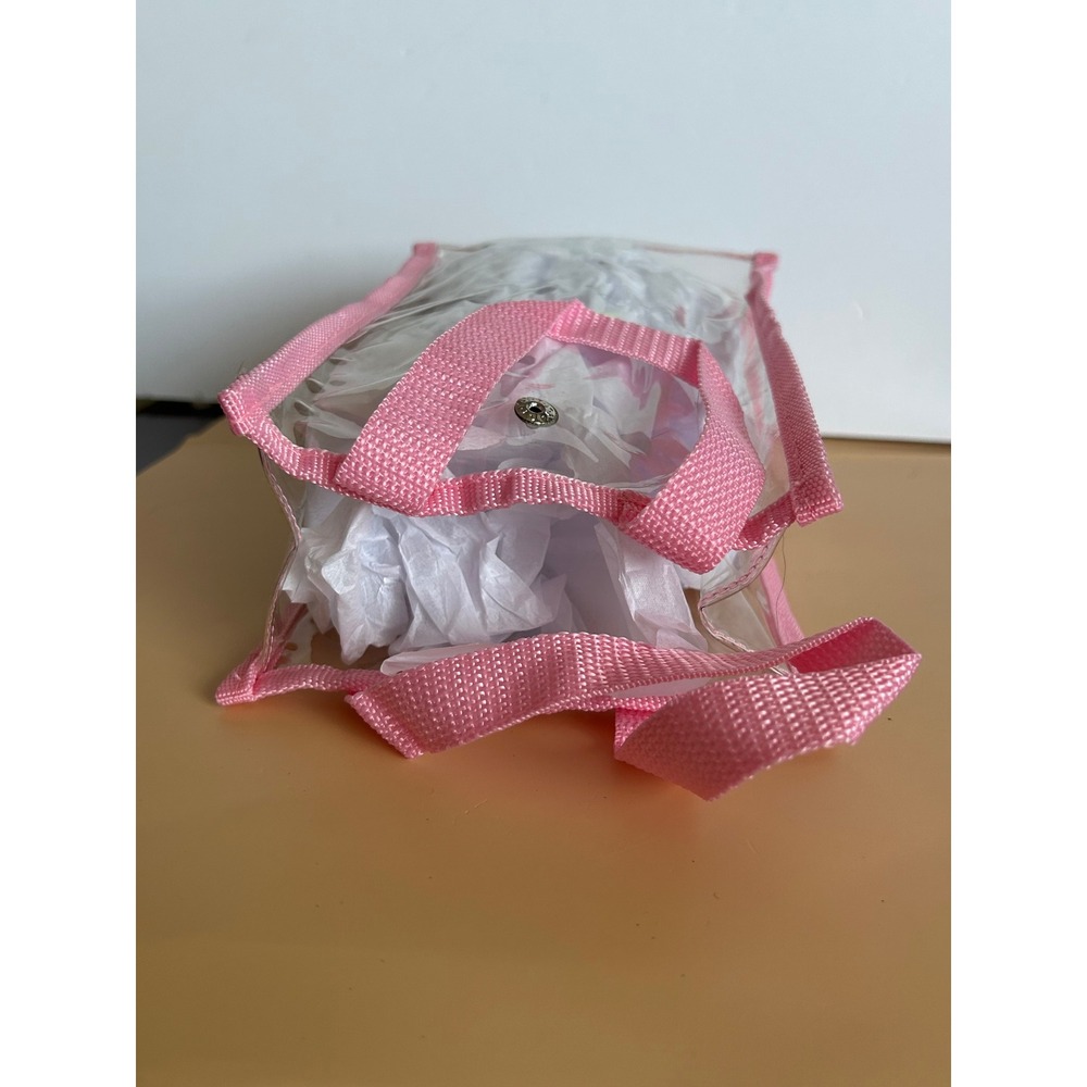 Vintage 2006 My Little Pony Pinkie Pie Clear Vinyl Mini Tote Bag Hasbro G3 Pink - Picture 2 of 9